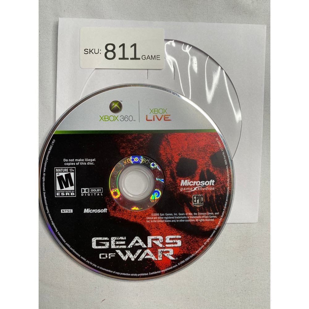 Gears of War Microsoft Xbox 360 Video Game